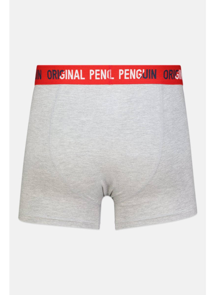 Original Penguin Men 3 Piece Brand Logo Trunks, Multicolor  - Image 4