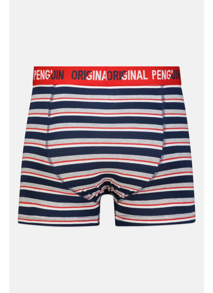 Original Penguin Men 3 Piece Brand Logo Trunks, Multicolor  - Image 2