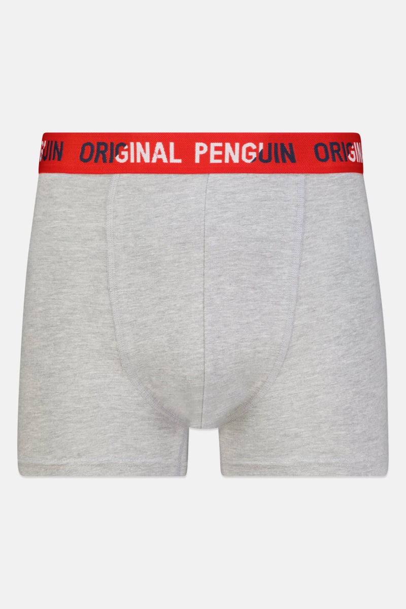Original Penguin Men 3 Piece Brand Logo Trunks, Multicolor - Image 5