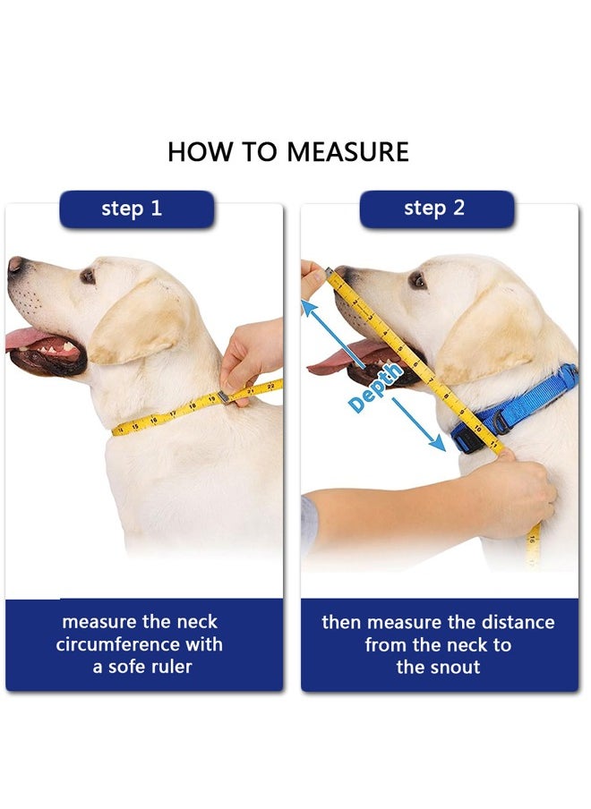 GUSGU - Dog Cone Collar for Dog After Surgery, Adjustable Dog Recovery Cone Collar for Large Medium Small Dogs, Prevent Pet Puppy Bite Licking Scratching Touching, Help Dog Healing from Wound M - Image 1