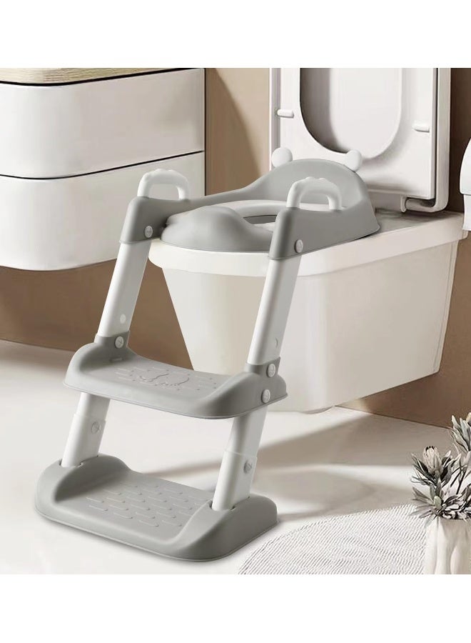 PandaEar Toilet Potty Training Seat with Step Stool Ladder - Image 1
