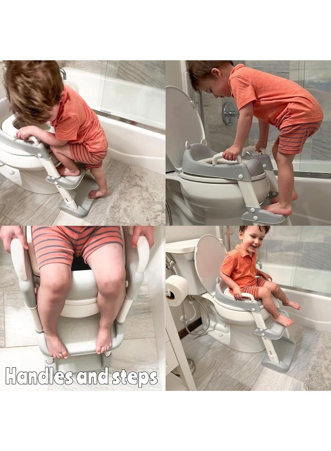 PandaEar Toilet Potty Training Seat with Step Stool Ladder - Image 2