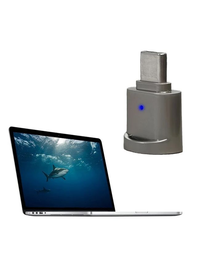 Pale Golden Compact TF Card Reader with LED Light Durable Zinc Alloy USB C Compatible for MacBook iPhone 15 Pro Max Galaxy and More - Image 4