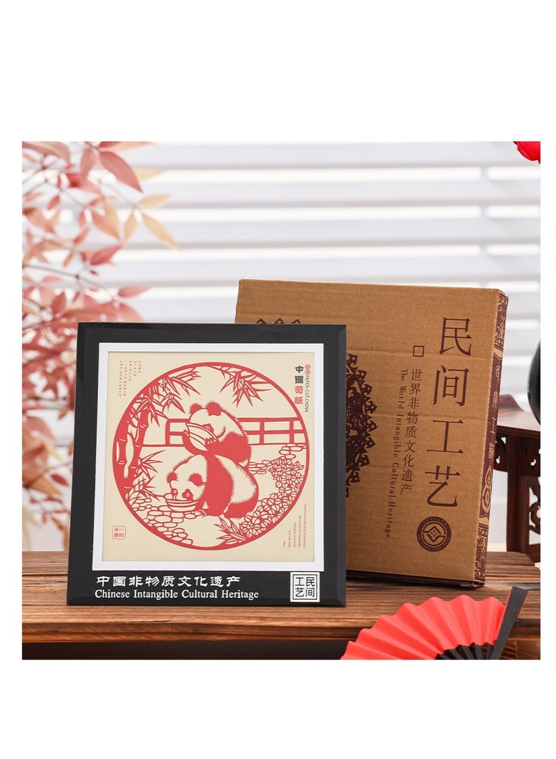 عام هدايا بصفة خاصة بالصين، DIY، أسلوب صيني، مناسبة للأطفال والبالغين، آمنة، زينة، ألعاب تعليمية، تفاعل بين الوالدين. منتجات زينة من فن الشيدو (القص الأصفر)، هدايا صينية بصفة خاصة (الصندوق الأصفر) - Image 1