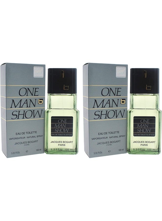 Jacques Bogart One Man Show Eau de Toilette 100ml 2 Piece Combo