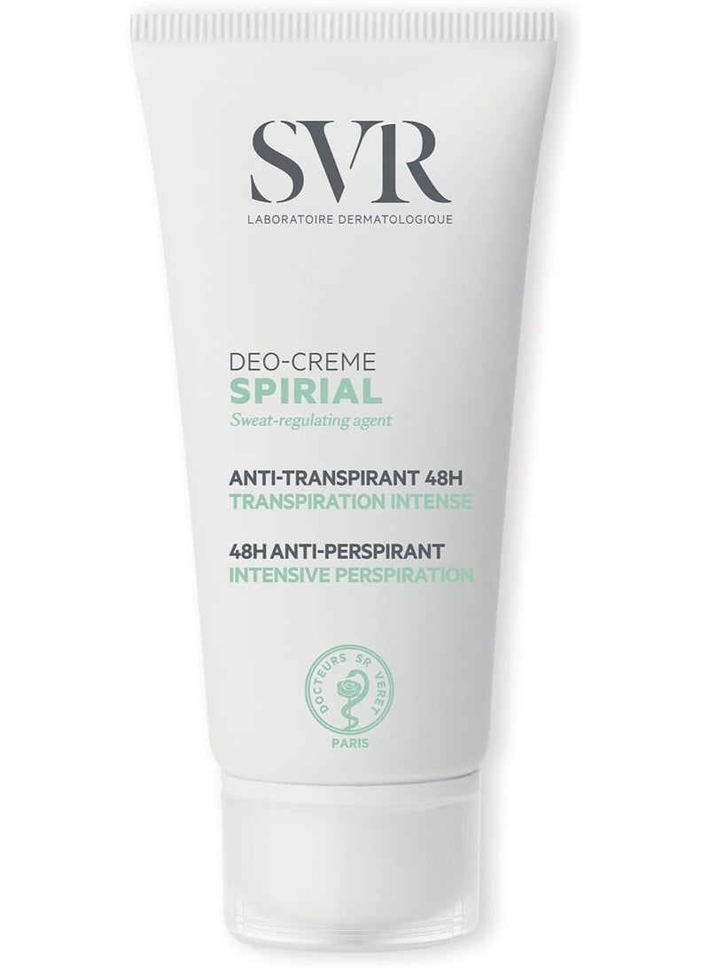SVR Spirial Deo-Cream 48H Intense Anti-Perspirant 50ml