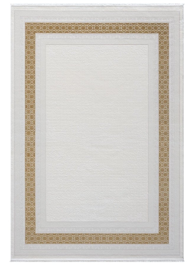 Koza Home Koza Hali Koza Premium Lara Gold Carpet A0333D Living Room Sitting Room Bedroom Corridor Machine Carpet 120 x 180 - Image 2