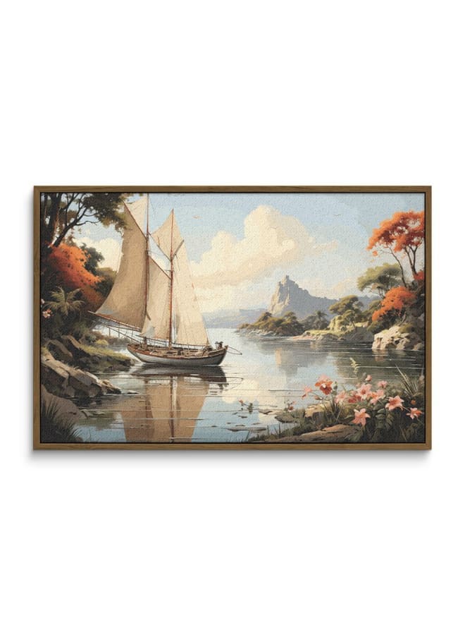 Home Gallery Europe Style Sailing Boat Framed wall art 120x80 - Image 3