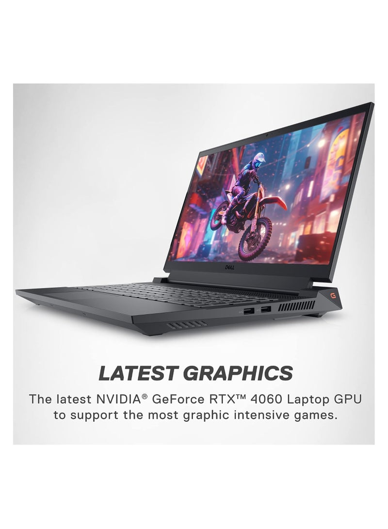 ديل لابتوب جيمينج G15 5530 (نسخة محدثة) بشاشة 15.6 بوصة FULL HD (1920x1200) ومعالج Intel Core i7-13650HX/32 جيجابايت DDR5 RAM/2 تيرابايت SSD/بطاقة رسومات Nvidia Geforce RTX 4060/نظام Windows 11 Home International - Image 4
