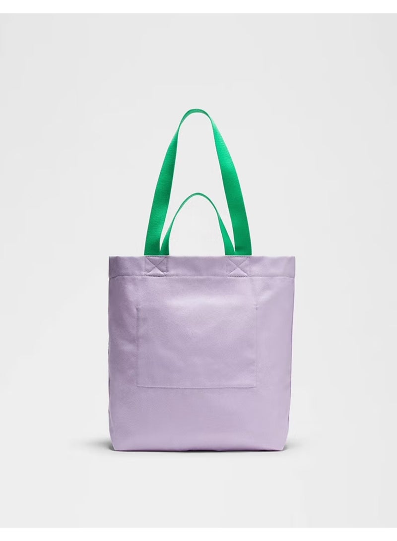 لولوليمون ​حقيبة توت قماشية سعة 17 لتر، حقيبة يوجا وجيم، حقيبة يد رياضية متعددة الوظائف، حقيبة شاطئ عادية​ - Image 2