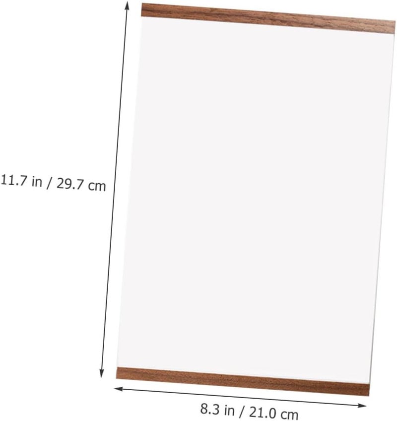 Wooden Photo Frame A4 Wall Picture Frame Acrylic Display with Creative Combination Design for Home Décor and Family Photos Vertical Hanging - Image 2