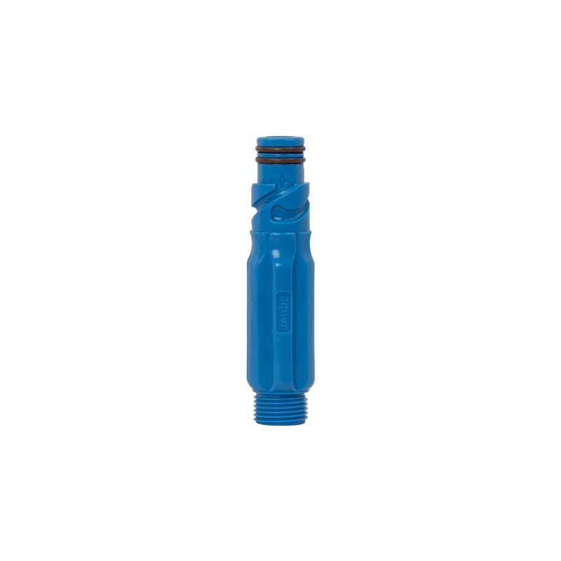 Aquor Aquor Straight Hose Connector, With Check Valve, Aquor Blue  - Image 1