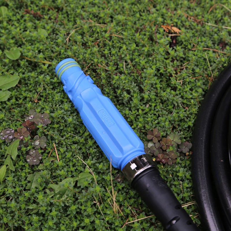 Aquor Aquor Straight Hose Connector, With Check Valve, Aquor Blue  - Image 4