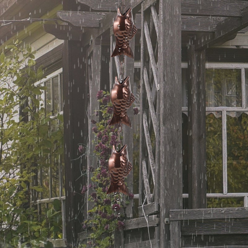 Unique Rain Chain Practical Rain Chain Gutter Rain Chain Hanging Decor Garden Porch Gutters Rain Chain - Image 4