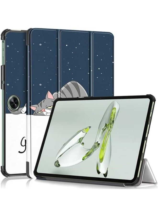 Generic - Case Compatible with OnePlus Pad Go 11.35 inch Tri-Fold Smart Tablet Case,Hard PC Back Shell Slim Multi- Viewing Angles Stand Folio Cover - Image 1