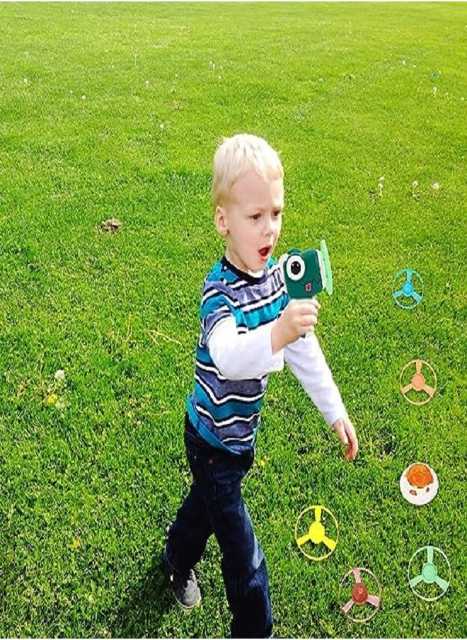 جنرال 4 قرص قاذفة لعبة 1 قرص أعلى مناسبة لأنّ داخليّة وخارجيّة أطفال اجتماع  - Image 5