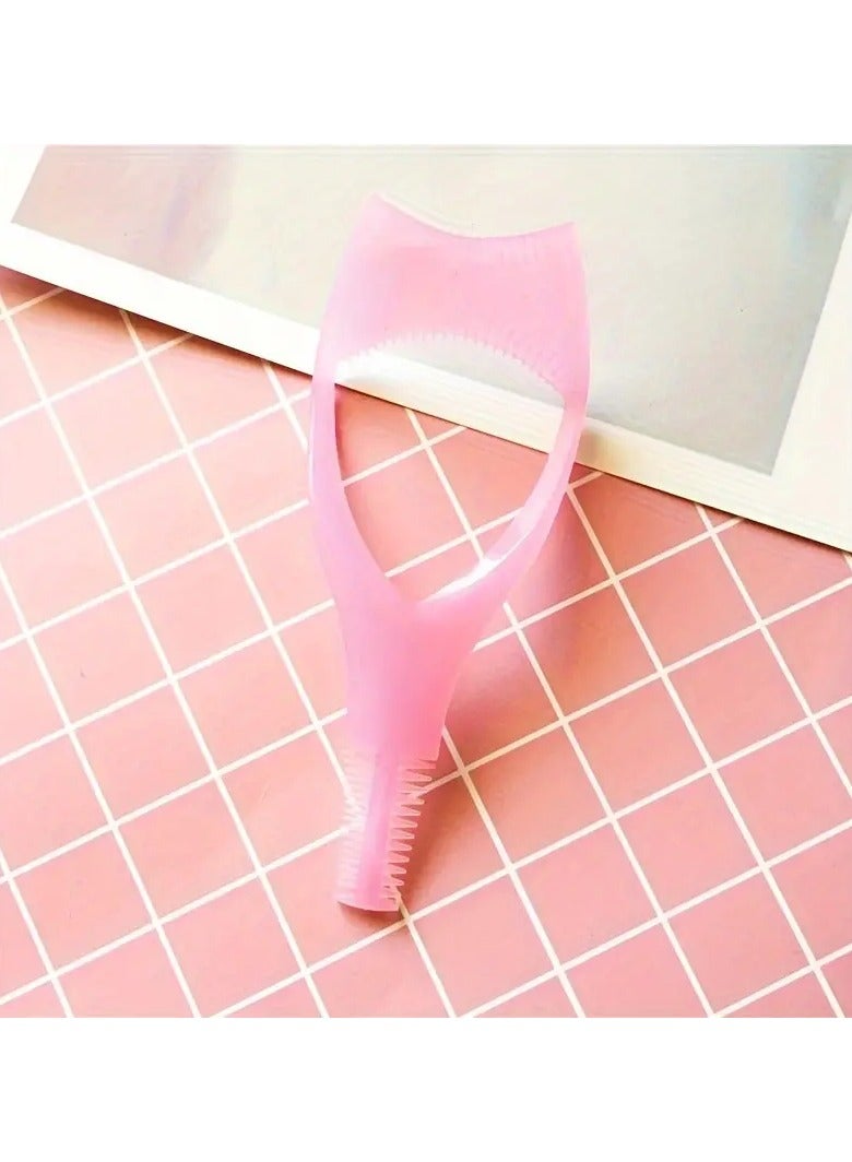 Goolsky أداة حماية الرموش ماسكارا شيلد غارد 1 قطعة، أداة تطبيق ماسكارا للرموش، حارس الرموش التجميلية، أداة الرموش 3 في 1 لأداة تطبيق الماسكارا العلوية والسفلية - Image 1