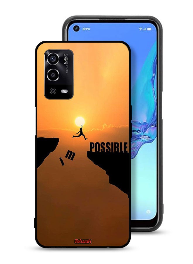 Tolwak Oppo A55 4G Protective Case Cover I Am Possible - Image 1