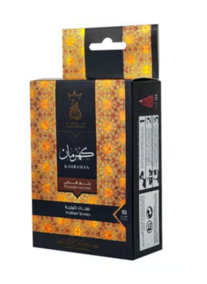 Ansaam Incenses KAHRAMAN PYRAMID INCENSE 15 pyramid-shaped funnels The fragrance lasts up to 45 minutes  - Image 4