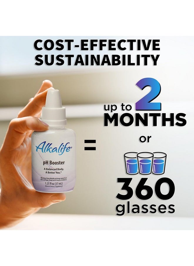 Alkalife - Ph Booster Drops | The First Patented Alkaline Water Booster To Neutralize Acid & Balance Ph For Immune Support, Peak Performance, Detox, Overall Wellness - 1.25Oz - Image 1
