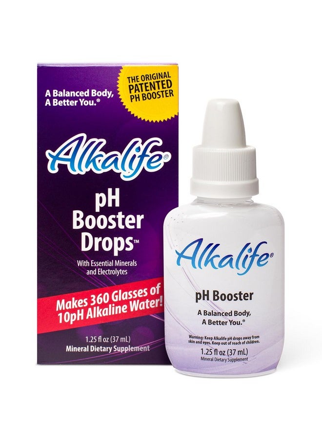 Alkalife - Ph Booster Drops | The First Patented Alkaline Water Booster To Neutralize Acid & Balance Ph For Immune Support, Peak Performance, Detox, Overall Wellness - 1.25Oz - Image 1