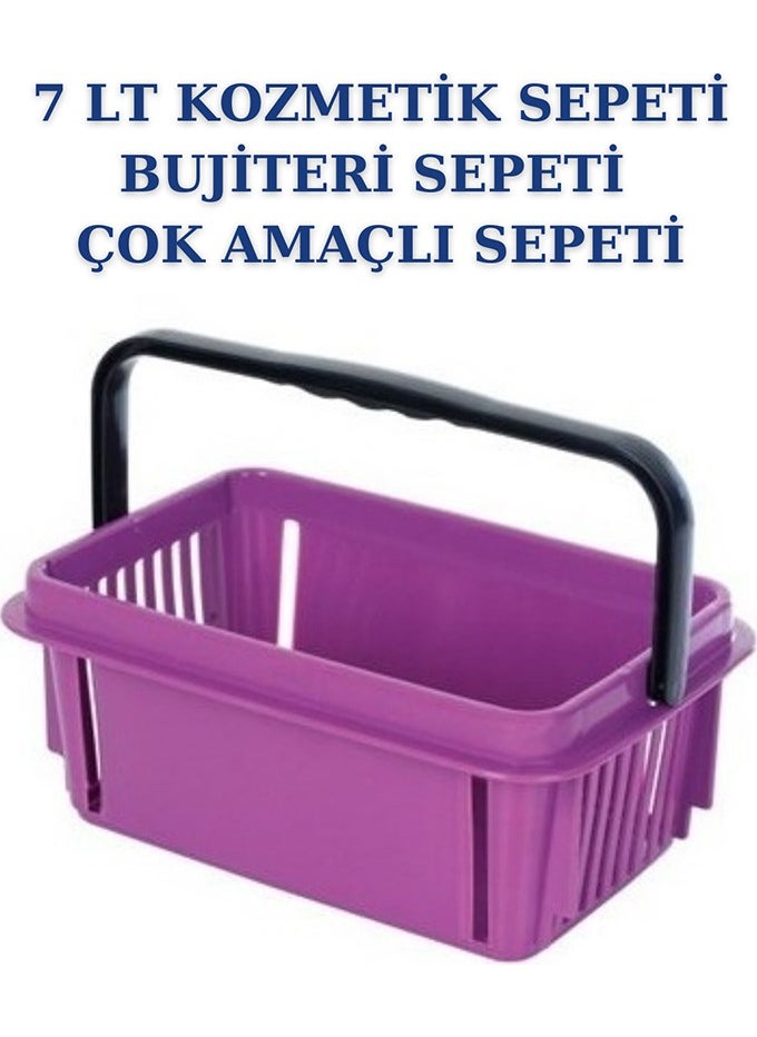 Manken İstanbul Model Istanbul 7 Liter Cosmetics Basket Bijouterie Basket Stationery Basket Hardware Basket  - Image 3
