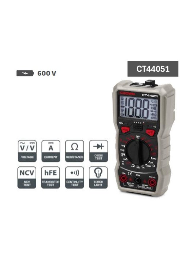 كراون مقياس رقمي متعدد 600 فولت - Image 2