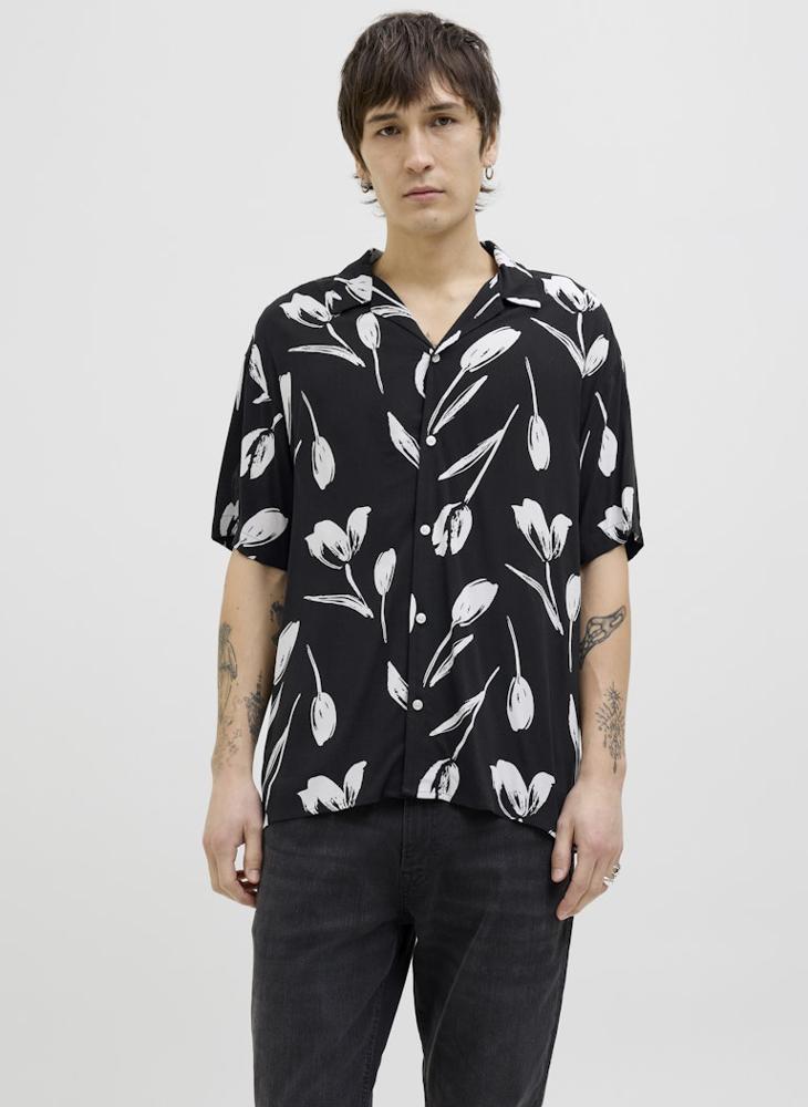 JACK & JONES Jjejeff Printed Regular Fit Shirt  - Image 1