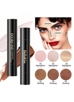 2 in 1 Contouring Stick Highlighter & Shading-Contour Stick Makeup Bronzer Stick Face Makeup Wonder Stick Face Brightens and Shades Pencil #03 - pzsku/Z13B7969F9D167FEC3FA4Z/45/_/1735991378/bf2a7842-136e-4770-b78e-94dd2bec805e