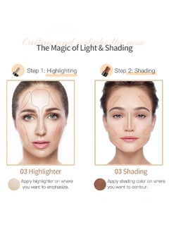 2 in 1 Contouring Stick Highlighter & Shading-Contour Stick Makeup Bronzer Stick Face Makeup Wonder Stick Face Brightens and Shades Pencil #03 - pzsku/Z13B7969F9D167FEC3FA4Z/45/_/1735991384/66d74dc2-eb64-4f25-99d4-91696f36df52