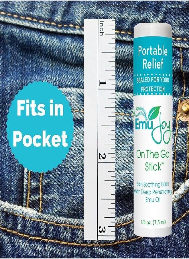 Emu Joy - Emu Joy On The Go Handy First Aid Stick | Bug Bite Itch Relief, Mosquito Bite Relief. Bees, Wasps, Spiders, Chapped Skin, Scratches, Stings, and Burns (1 Pack) - Image 1