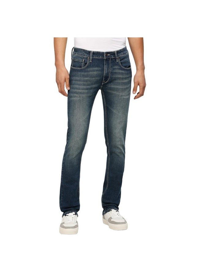 Pepe Jeans - Pepe Jeans Men's Slim Jeans (PM207417Q033_Tinted Dark Used Blue - Image 1