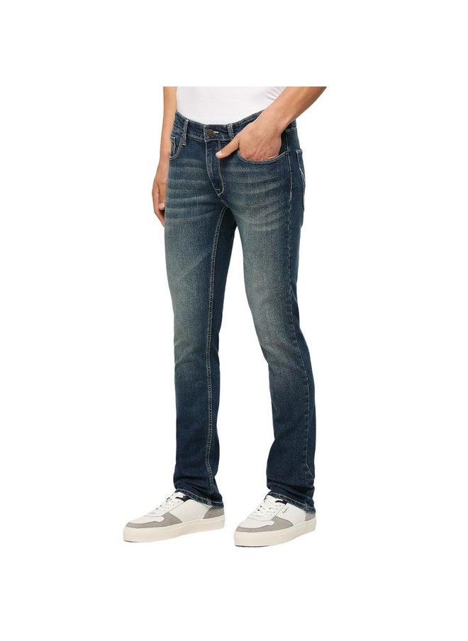 Pepe Jeans - Pepe Jeans Men's Slim Jeans (PM207417Q033_Tinted Dark Used Blue - Image 1