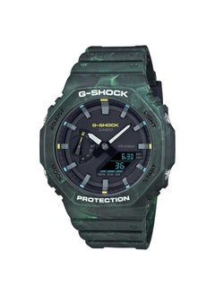 CASIO GA-2100FR-3A Forest Green Ultra-Thin Outdoor Sports Watch with Style and Functionality