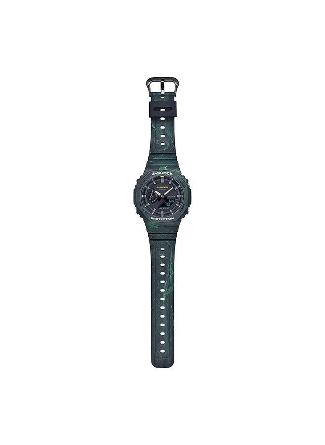 CASIO - CASIO GA-2100FR-3A Forest Green Ultra-Thin Outdoor Sports Watch with Style and Functionality - Image 1