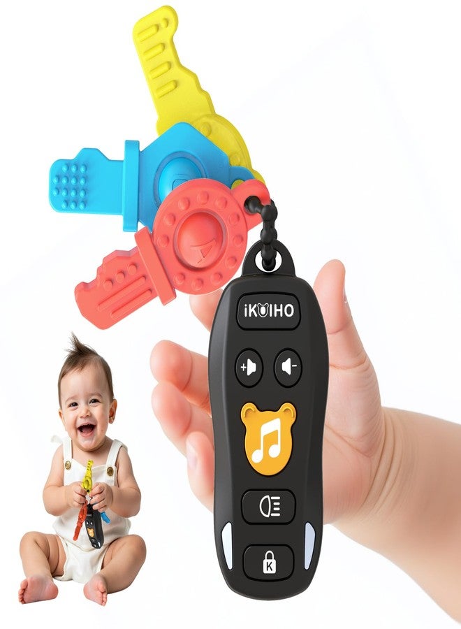 iKOIHO Baby Toy Car Keys - Baby Keys Toy Pretend Play with Sounds & Lights Interactive Musical Sensory Learning Toys Gifts for 1 Year Old Boys Girls Infant Toddlers Kid Age 6+ Months - Image 1