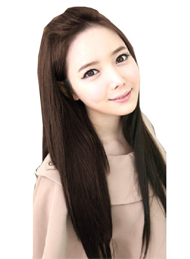 Ritzkart Double Colour Maroon Black Natural Hair Extension 25 Inch, Black, - Image 3