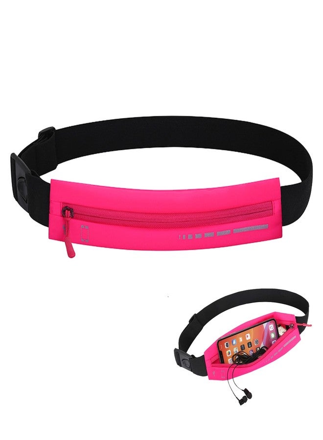 JILLSKY Slim Waterproof Fanny Pack Belt Bag for Women & Men – Bounce-Free Adjustable Running Belt, Lightweight Phone Holder Waist Pouch for Jogging, Workout, Travel, Money Belt - Image 1