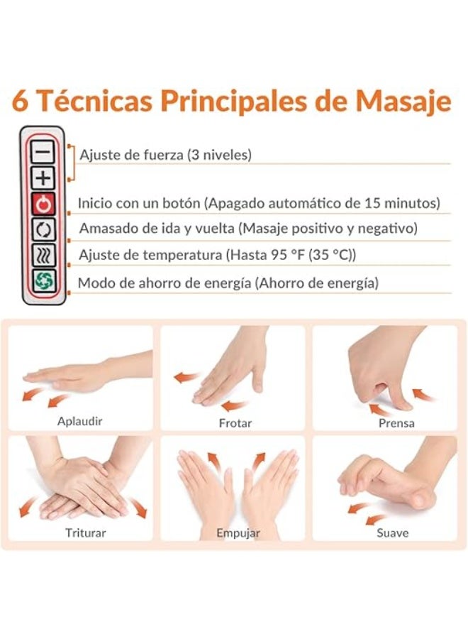 Neck and Shoulder Massager – Electric Shiatsu 3D Rotation with Heat, 3-Speed Deep Tissue Massage for Back, Legs, Feet, Arms, Full Body – Perfect Gift - Image 4