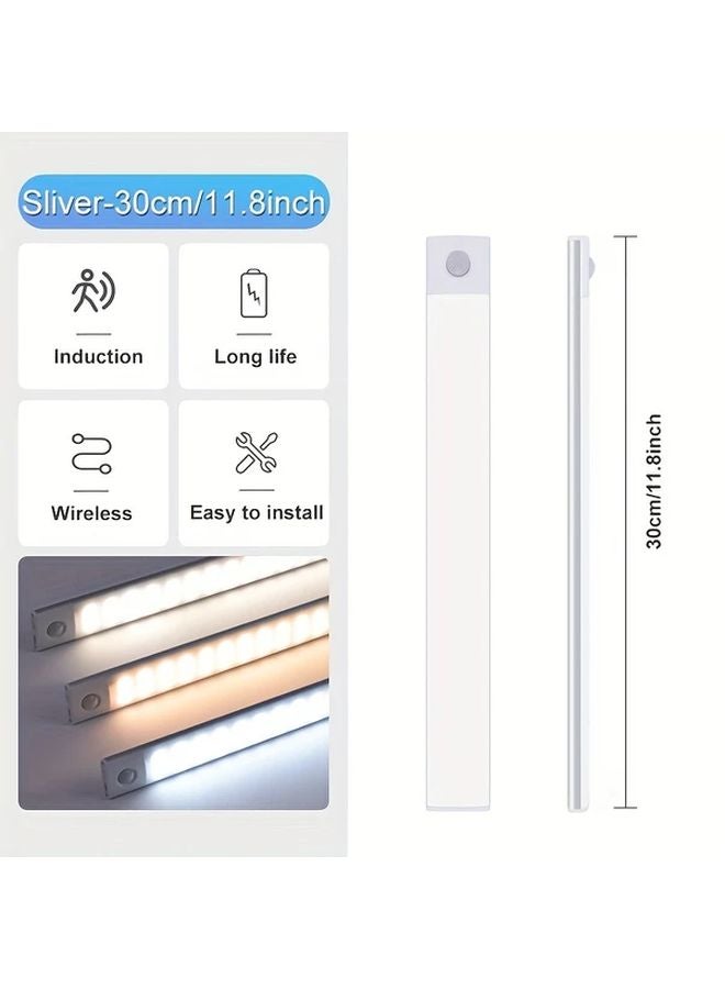 Smart Human Sensing Light 30cm Aluminum Alloy Large Battery 3 Modes Color Changing - Image 1