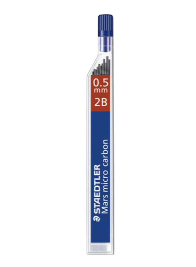 Staedtler Micro Mars Carbon Mechanical Pencil Lead, 0.5mm, HB, 60mm x 12 (250 05 HB) - Image 4