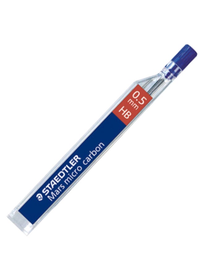 Staedtler Micro Mars Carbon Mechanical Pencil Lead, 0.5mm, HB, 60mm x 12 (250 05 HB) - Image 3