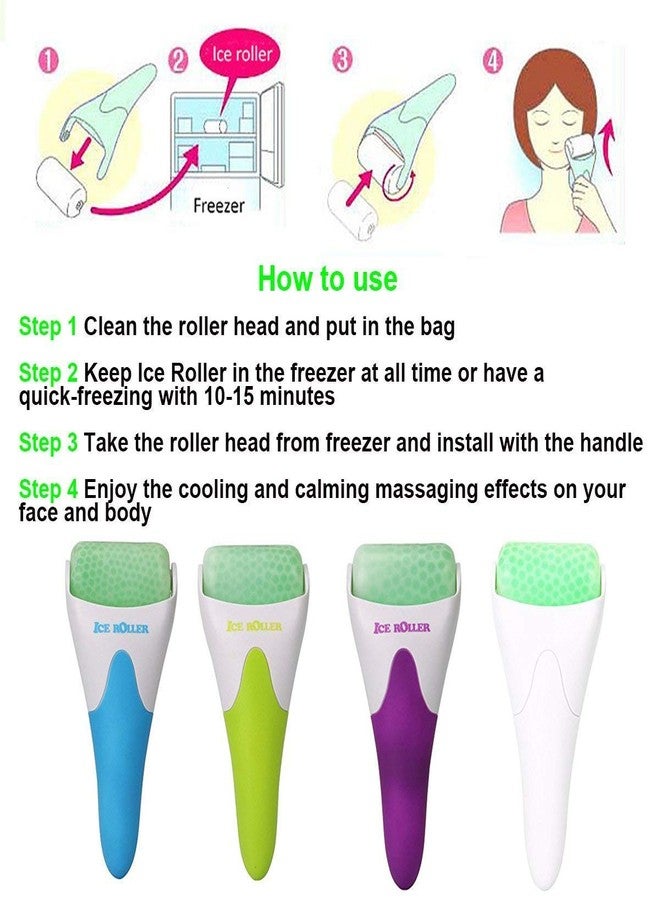 HOMESHOPPER Ice Roller for Face and Eye Puffiness Pain Relief, Face Cooler Roller Waterproof Cold Stone Relaxing Anti Aging Massage,Wrinkles Remover Toolsrevent Wrinkles For Salon Home Spa Parlor - Image 4