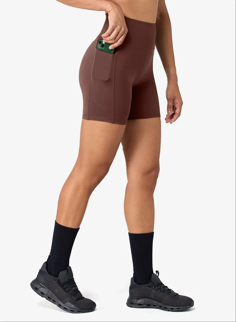 Squatwolf Chestnut 5" High Rise Shorts for Women | Best Price UAE