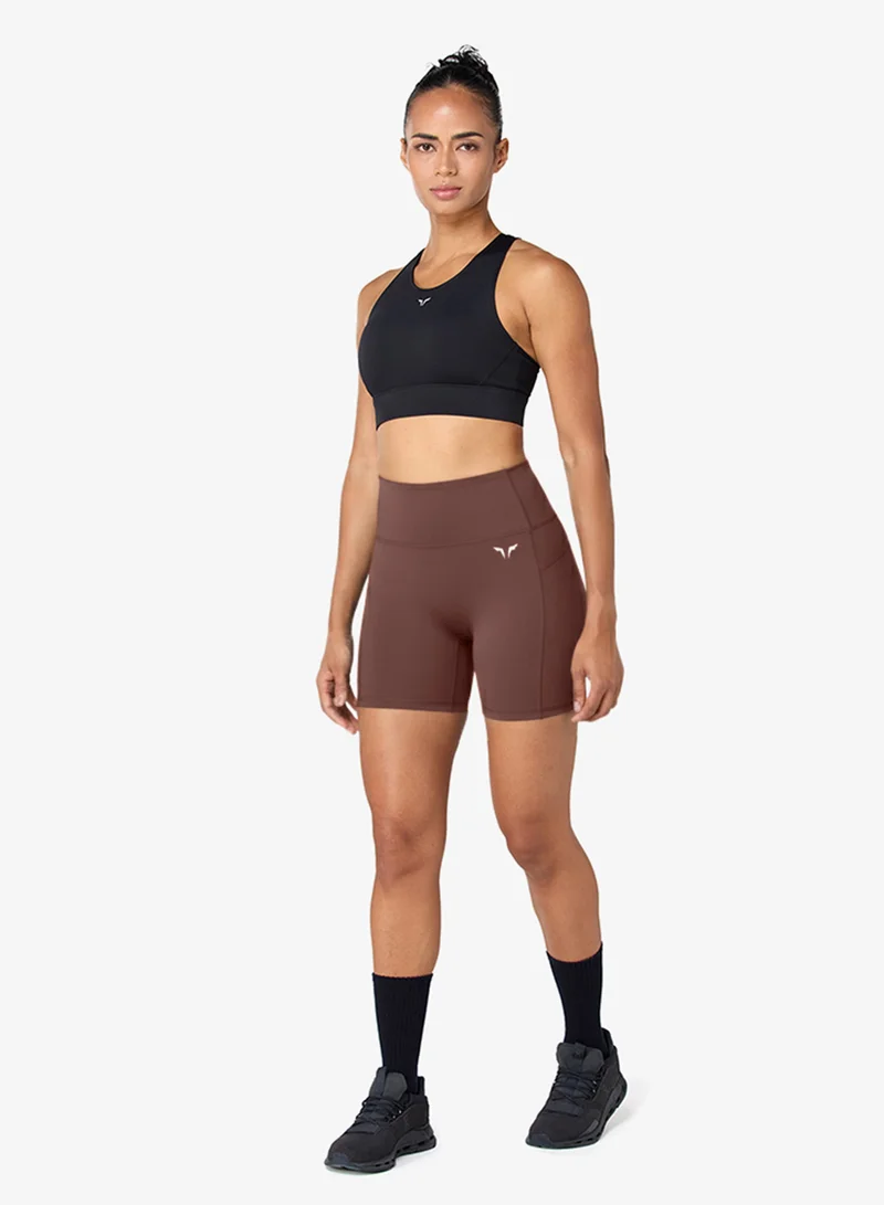 Squatwolf Chestnut 5" High Rise Shorts for Women | Best Price UAE