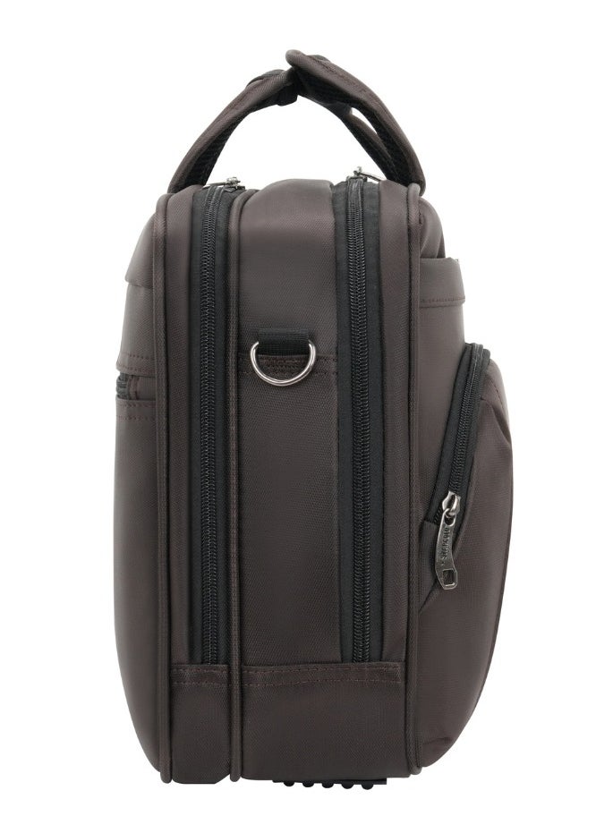 Stargold Laptop Bag, Premium 15.6" Business Briefcase With Multiple Compartments, Padded Shoulder Strap, And Water-Resistant Material, Brown  - Image 4