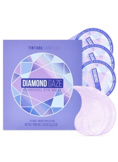 Tintark DIAMOND GAZE Under Eye Patches 28 Pairs, Rejuvenate Eye Area, Soothing Hydrate Brighten Skin, Plumps Fine Lines, Hydrogel Eye Mask with Retinol, Niacinamide and Polyglutamic Acid, Eye Gel Pads  - Image 1