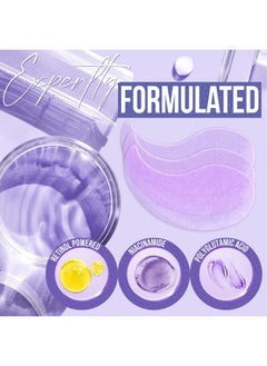 Tintark DIAMOND GAZE Under Eye Patches 28 Pairs, Rejuvenate Eye Area, Soothing Hydrate Brighten Skin, Plumps Fine Lines, Hydrogel Eye Mask with Retinol, Niacinamide and Polyglutamic Acid, Eye Gel Pads  - Image 3