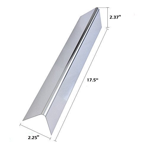 GasSaf 17.5" Set of 5 Stainless Steel Flavorizer Bars Replacement for Weber Genesis 300,E310,S310,E330,EP310,EP320,EP330,S310,S330 Series Grill(17.5" x 2.25" x 2.375") - Image 2