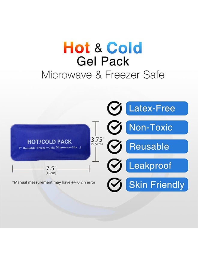 Hihonor Face Ice Pack for Jaw Head and Chin Adjustable Hot and Cold Wrap for Wisdom Teeth and TMJ Pain Relief  - Image 3